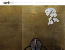 Tablet Screenshot of metier.co.za